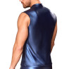 NEK Veste avec zip Top Eclino Bleu métallisé